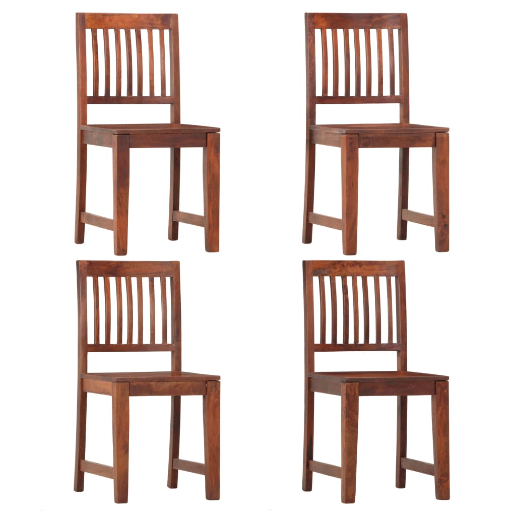 Chaises À Manger Lot De 6 Bois Solide De Manguier