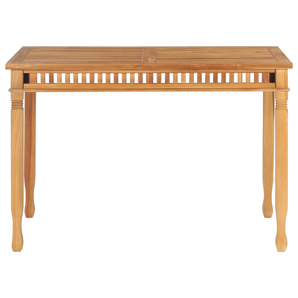 Table À Manger De Jardin 110X65X80 Cm Bois De Teck Solide