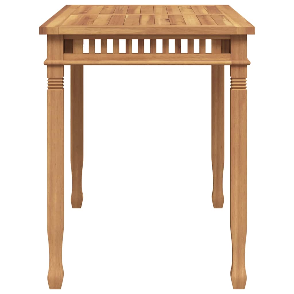 Table À Manger De Jardin 110X65X80 Cm Bois De Teck Solide