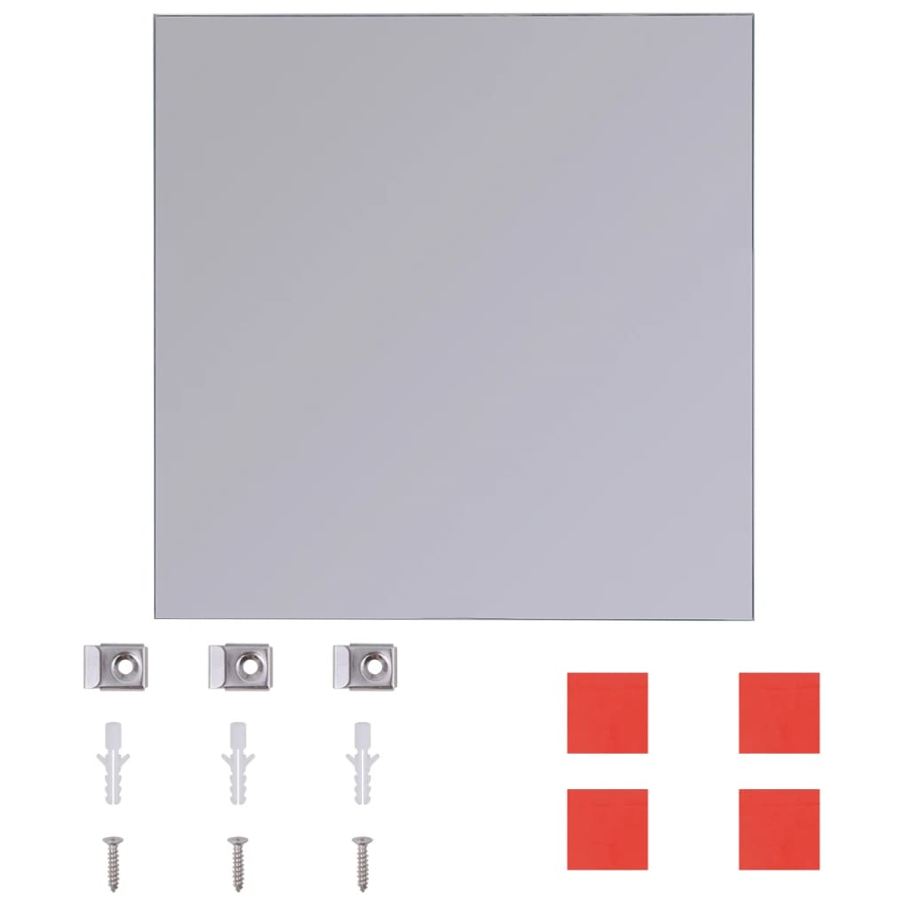 Carreaux De Miroir Sans Cadre 16 Pcs 20,5 Cm