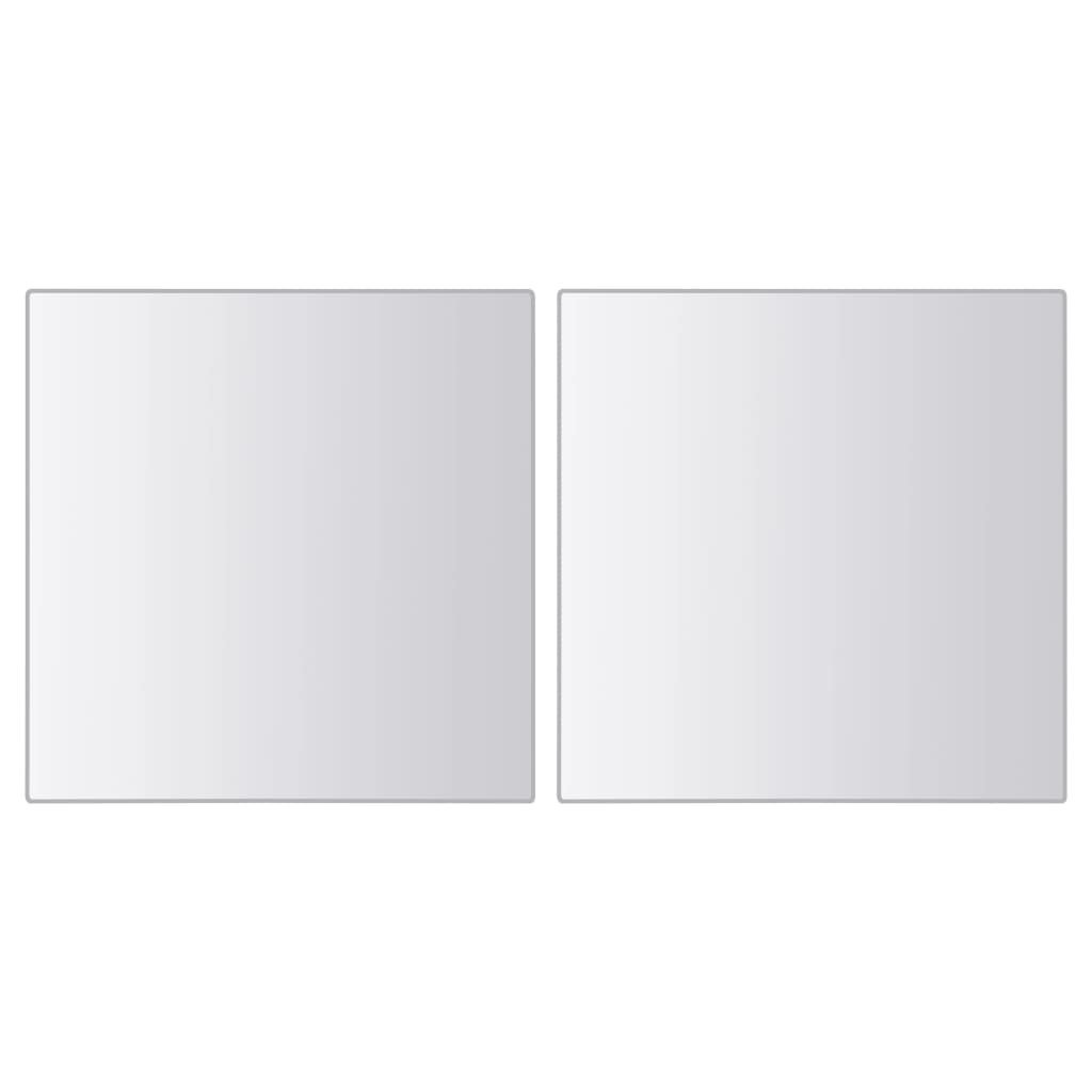 Carreaux De Miroir 48 Pcs Carré Verre