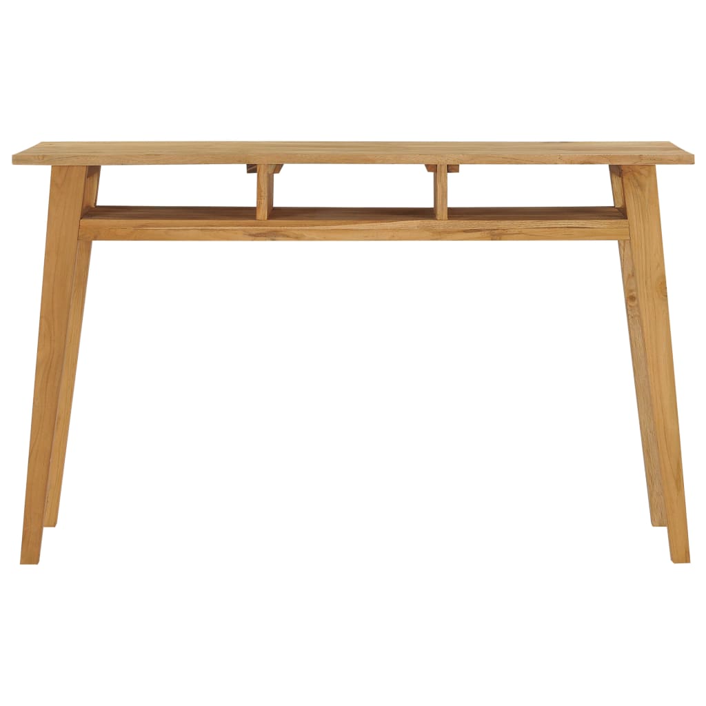 Table Console 120X35X75 Cm Bois De Teck Massif