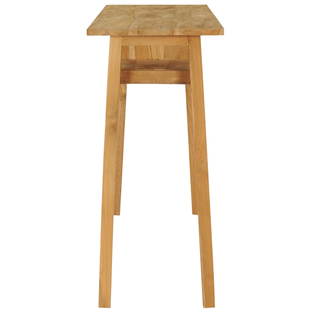 Table Console 120X35X75 Cm Bois De Teck Massif