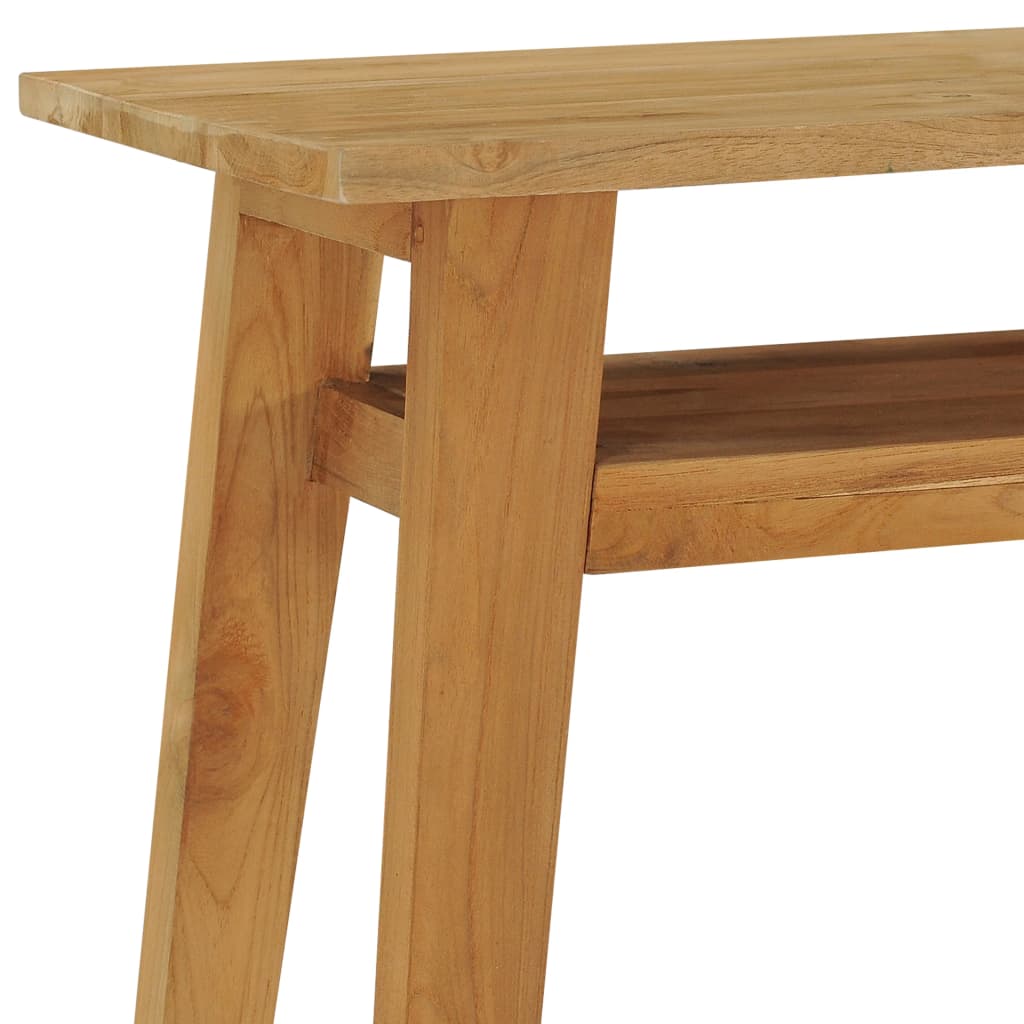 Table Console 120X35X75 Cm Bois De Teck Massif