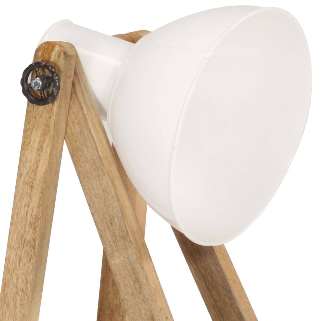 Lampadaires 3 Pcs E27 Bois De Manguier Massif
