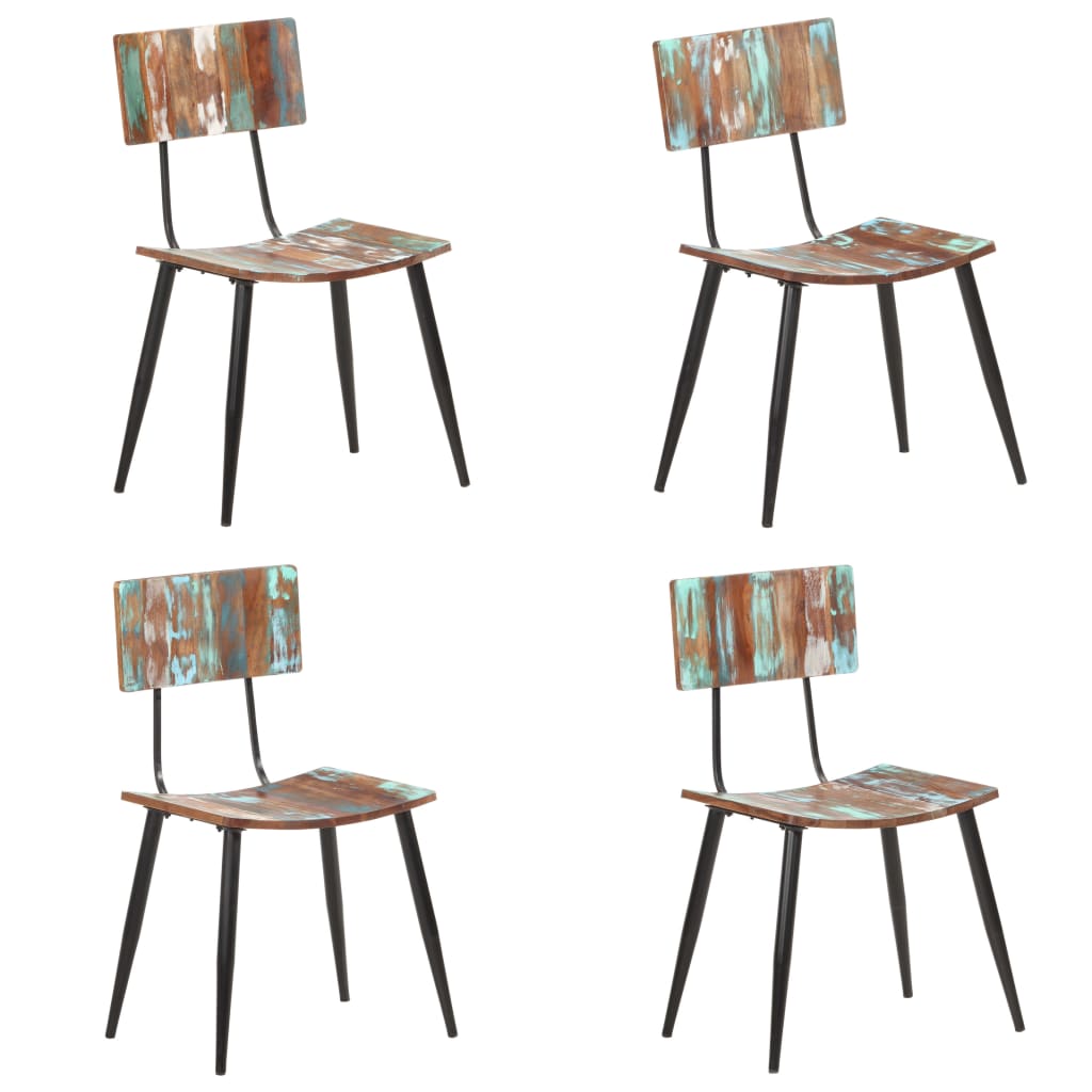 Chaises À Manger Lot De 2 44X40X80 Cm Bois De Manguier Solide