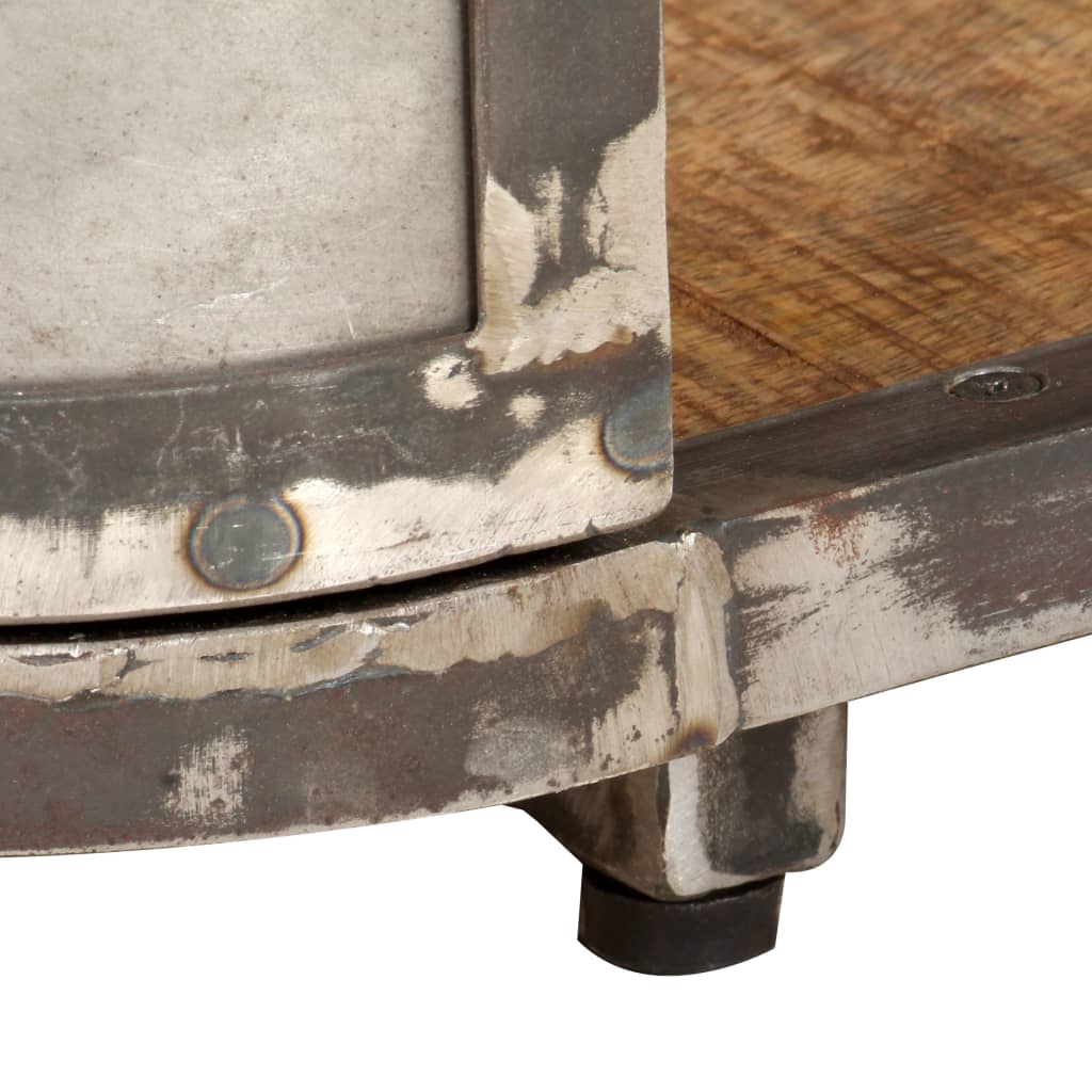 Meuble Tv 90X30X40 Cm Bois De Manguier Massif