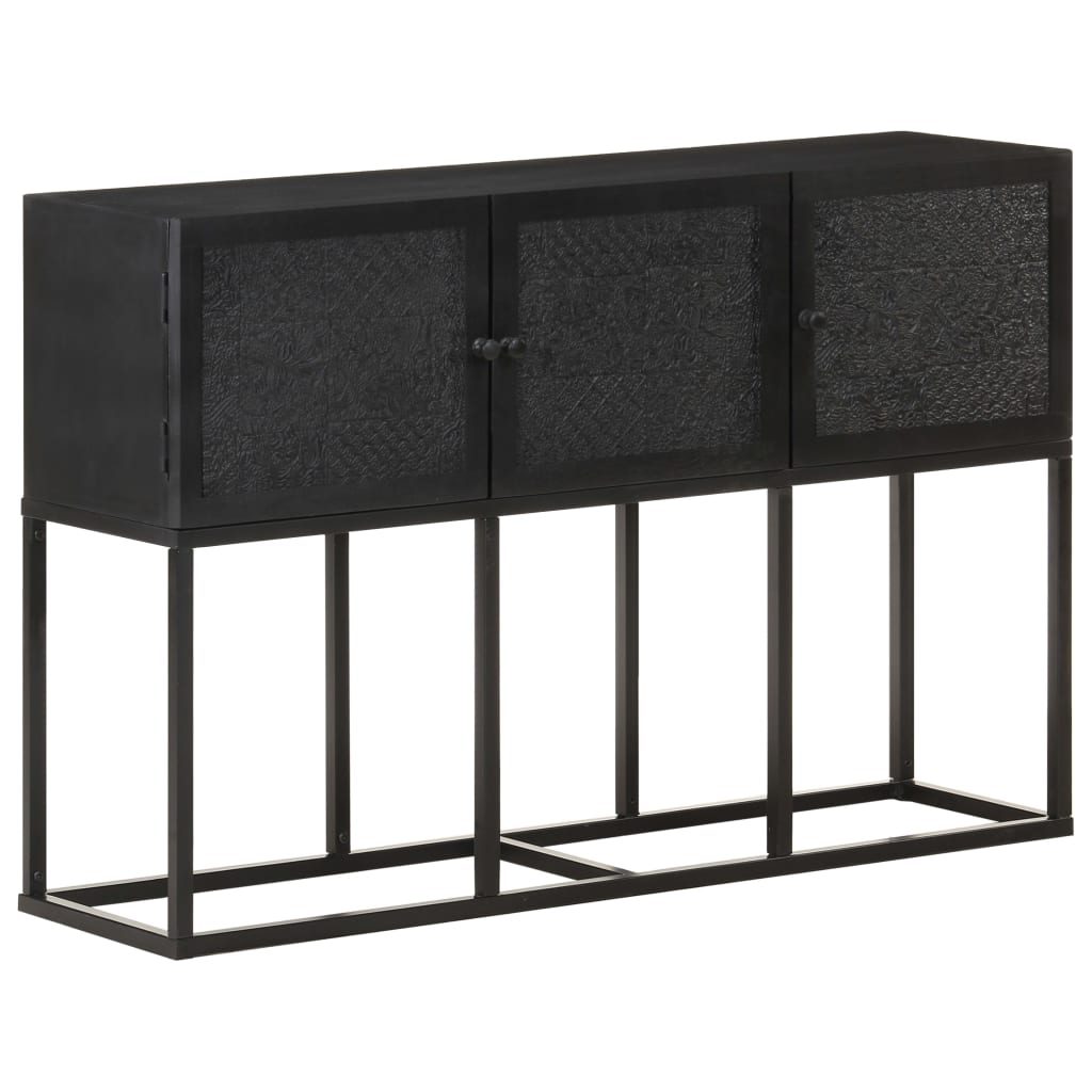 Buffet 115X30X76 Cm Bois De Manguier Massif