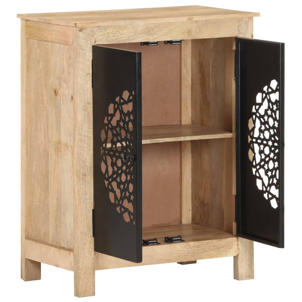 Buffet 60X35X75 Cm Bois De Manguier Massif