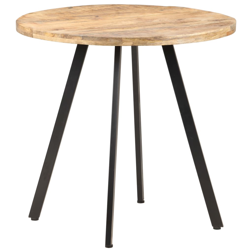 Table De Salle À Manger 80 Cm Bois D'acacia Solide