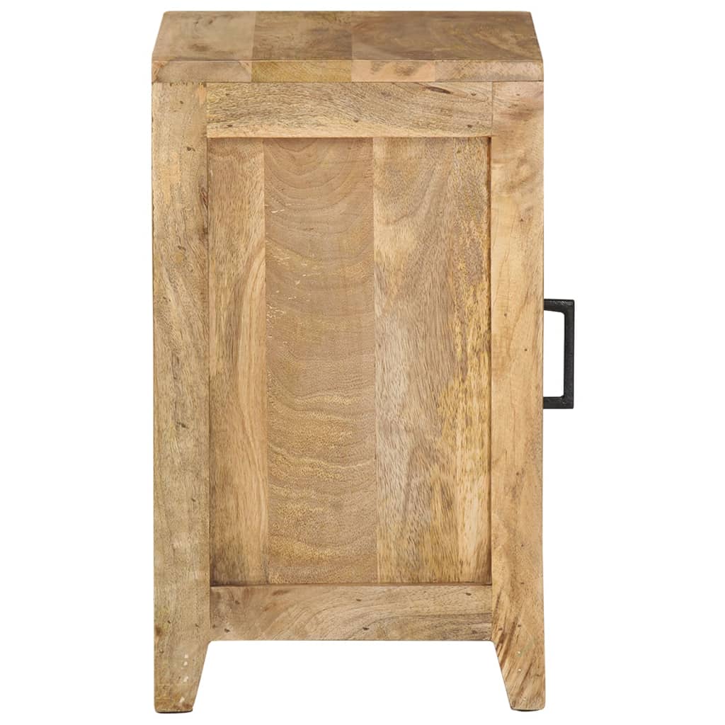 Table De Chevet 40X30X50 Cm Bois De Manguier Massif