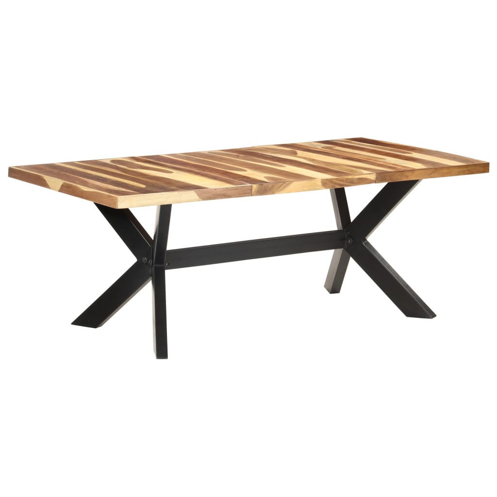 Table De Salle À Manger Bois Avec Finition Miel