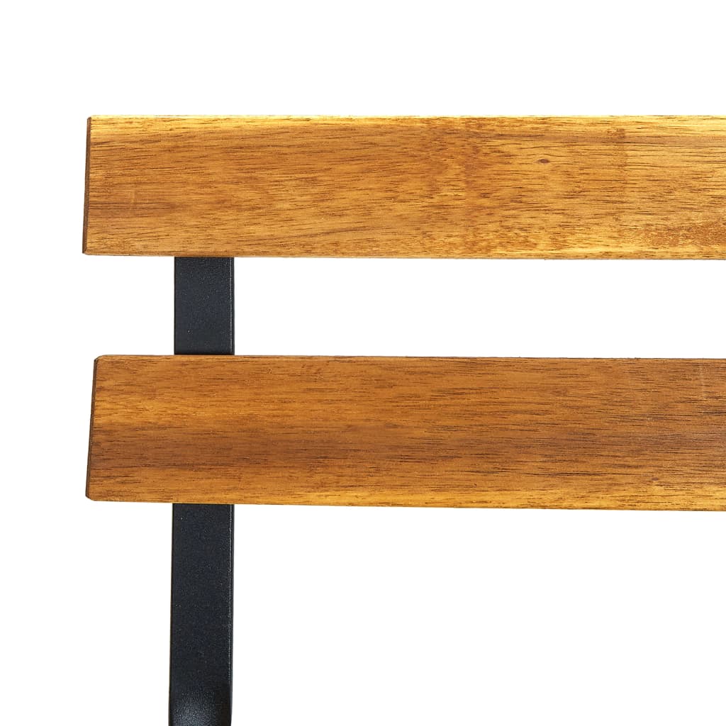 Chaises Pliables De Jardin Lot De 2 Acier Et Bois Acacia Solide