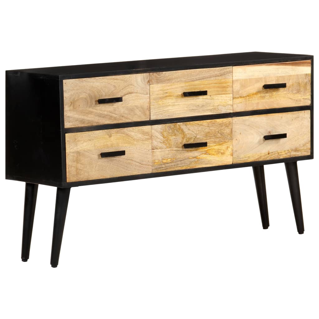 Buffet 110X33X64 Cm Bois De Manguier Massif