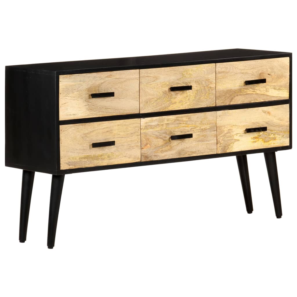 Buffet 110X33X64 Cm Bois De Manguier Massif