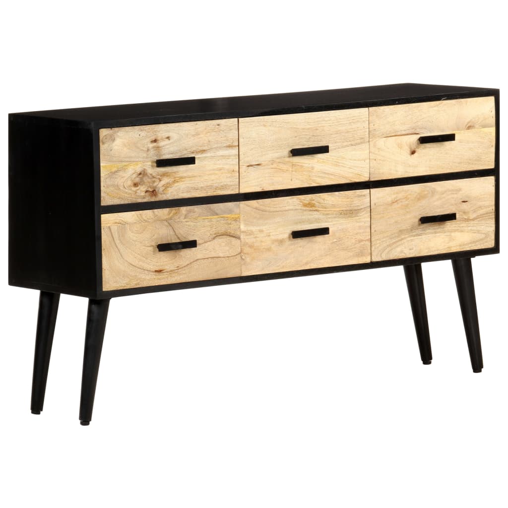 Buffet 110X33X64 Cm Bois De Manguier Massif
