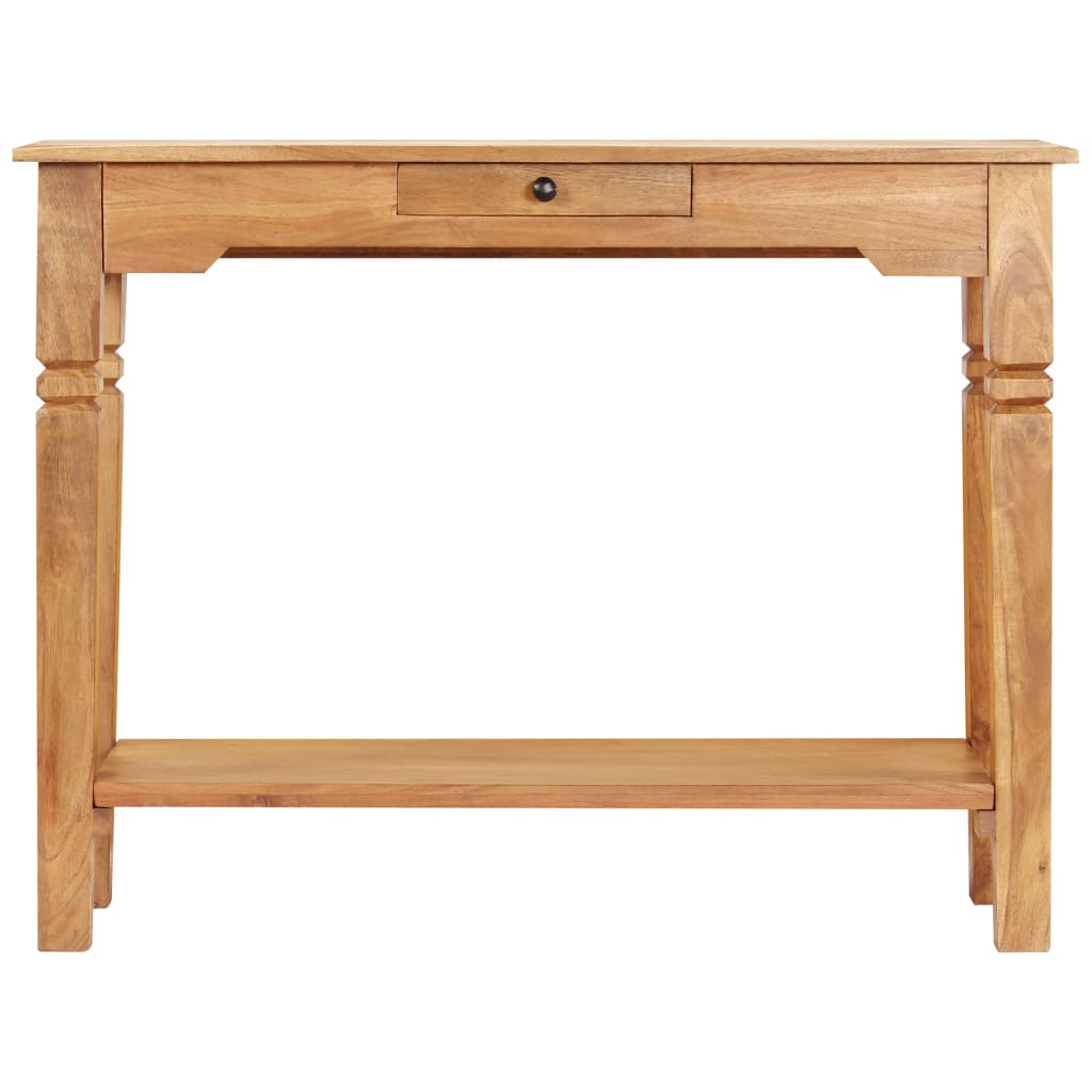 Table Console 100X40X76 Cm Bois D'acacia Massif