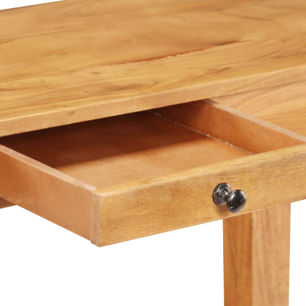 Table Console 100X40X76 Cm Bois D'acacia Massif