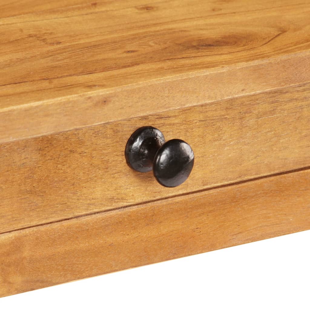 Table Console 100X40X76 Cm Bois D'acacia Massif
