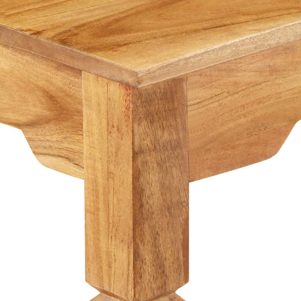 Table Console 100X40X76 Cm Bois D'acacia Massif