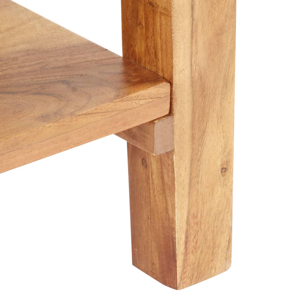 Table Console 100X40X76 Cm Bois D'acacia Massif