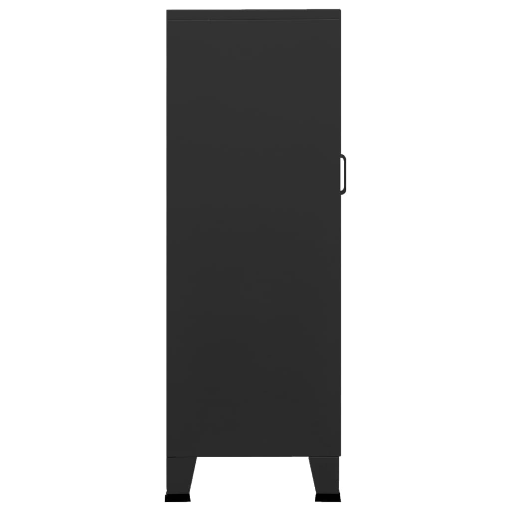 Coffre De Rangement Industriel 70X40X115 Cm Métal