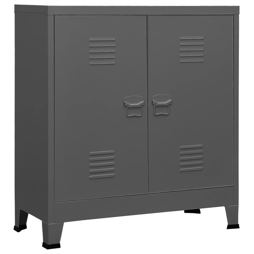 Coffre De Rangement Industriel 90X40X100 Cm Acier