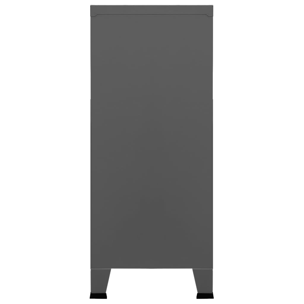 Coffre De Rangement Industriel 90X40X100 Cm Acier