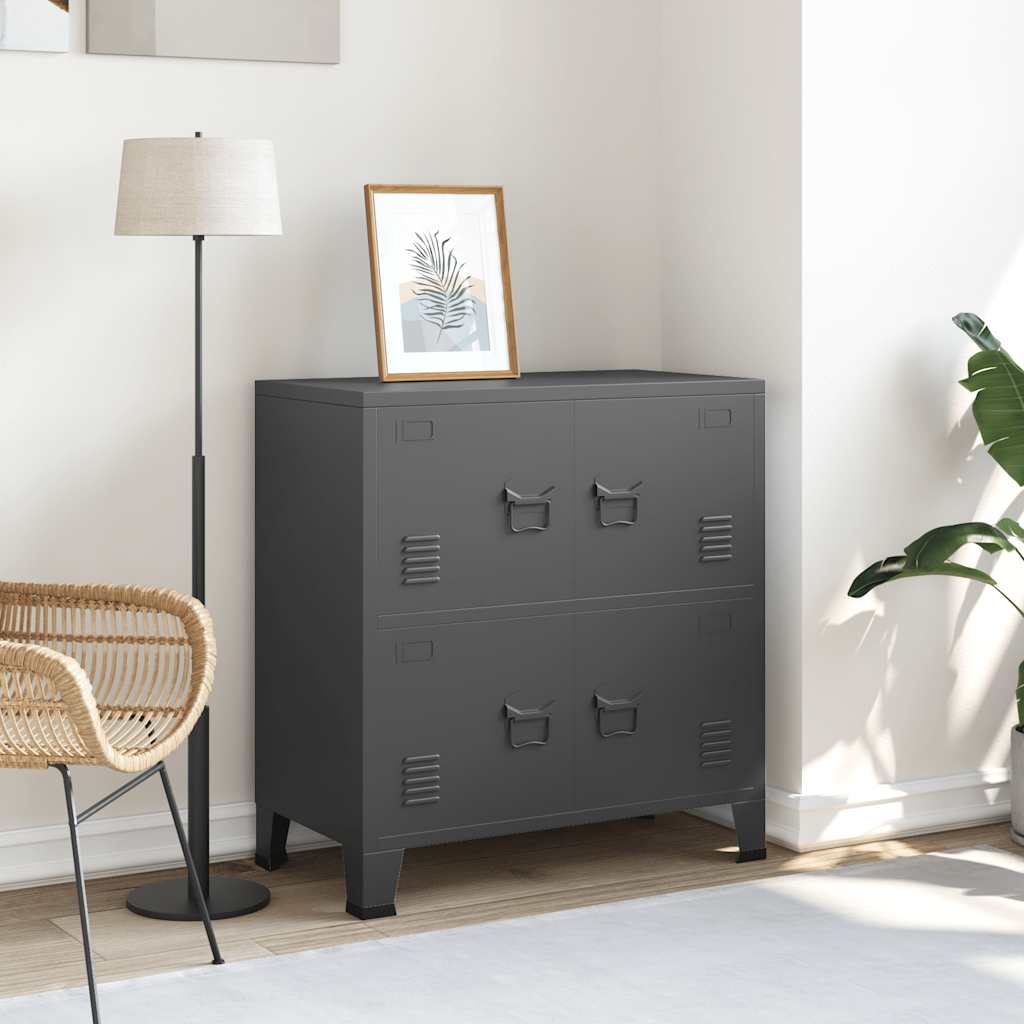 Coffre De Rangement Industriel 75X40X Métal