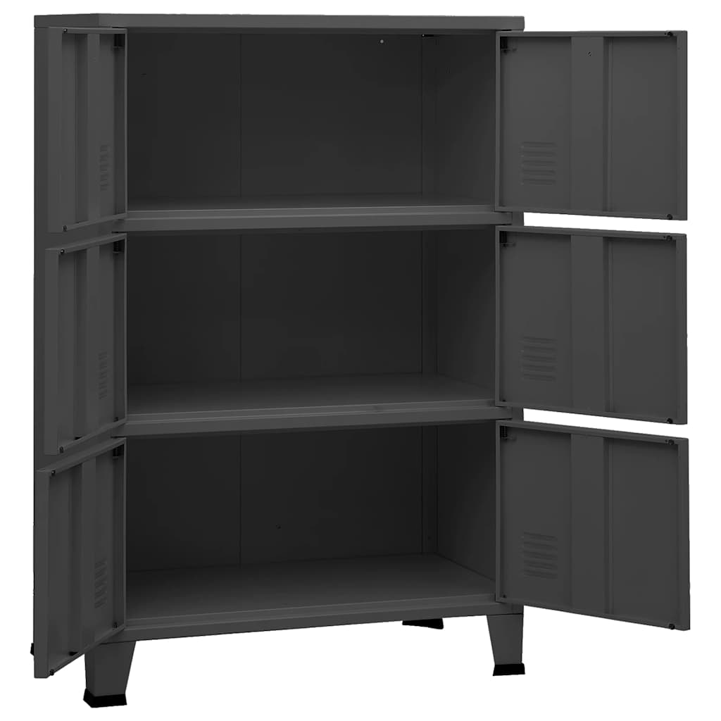 Coffre De Rangement Industriel 75X40X Métal