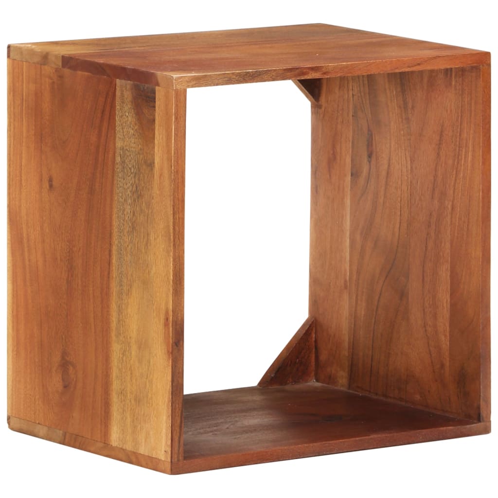 Étagère Murale 40X30X40 Cm Bois D'acacia Solide