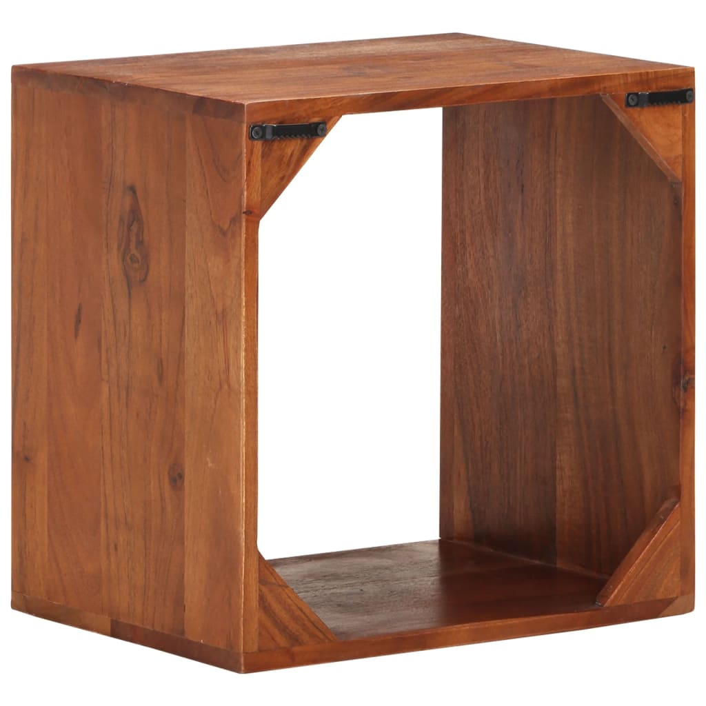 Étagère Murale 40X30X40 Cm Bois D'acacia Solide