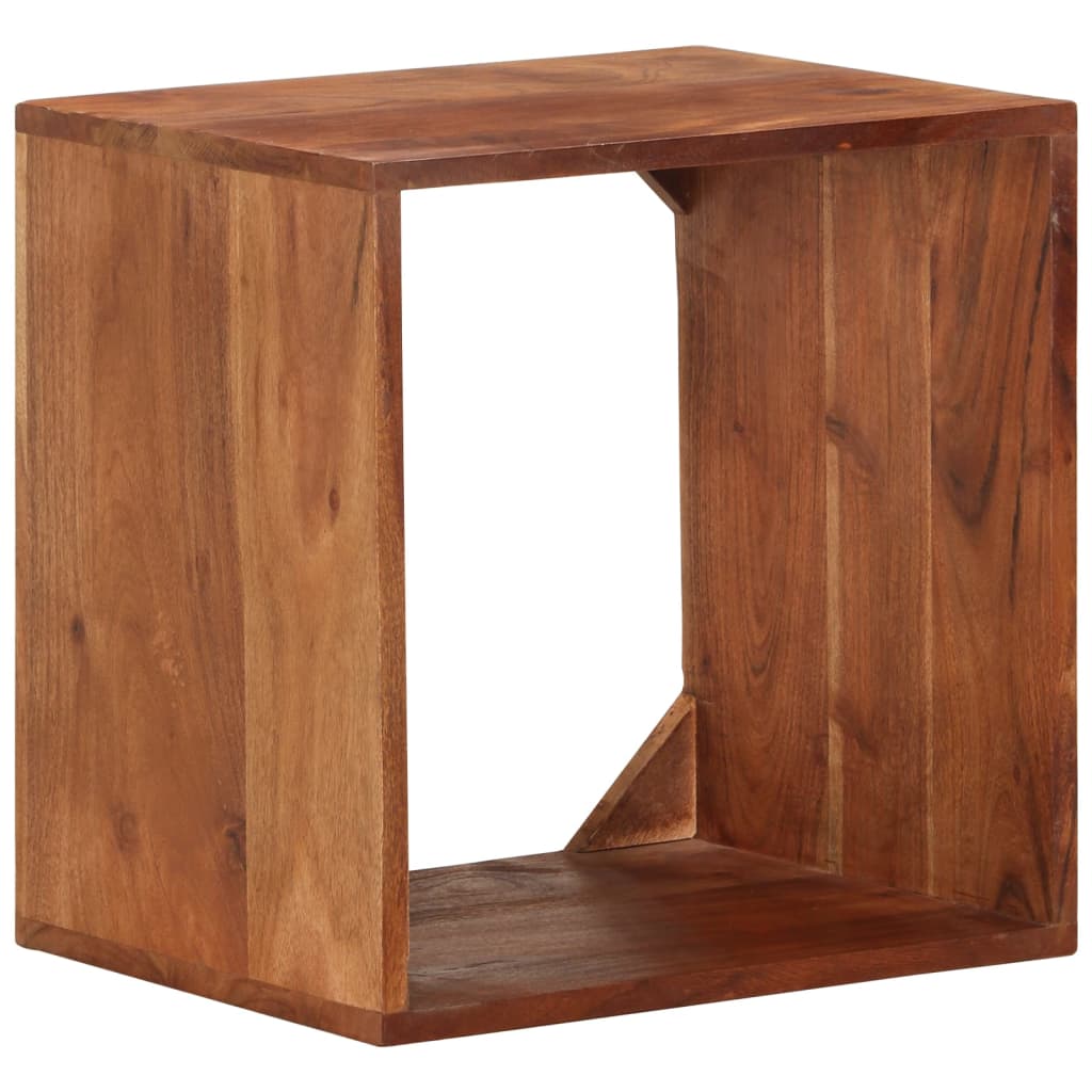 Étagère Murale 40X30X40 Cm Bois D'acacia Solide