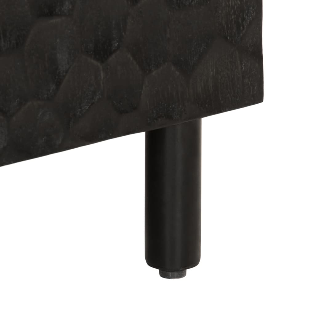 Armoire Latérale 60X33X75 Cm Bois Massif De Manguier