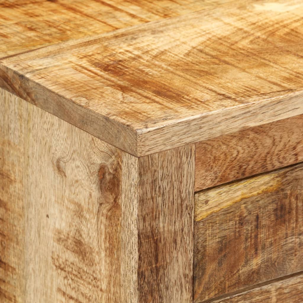 Buffet 80X30X Bois De Manguier Brut Massif
