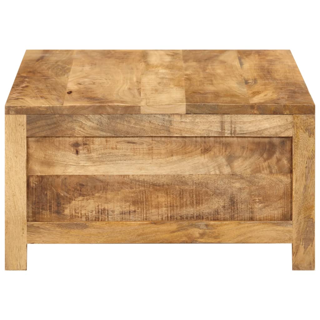 Table Basse 80X55X30 Cm Bois De Manguier Massif