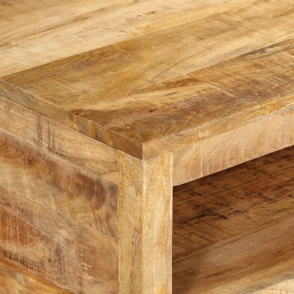 Table Basse 80X55X30 Cm Bois De Manguier Massif