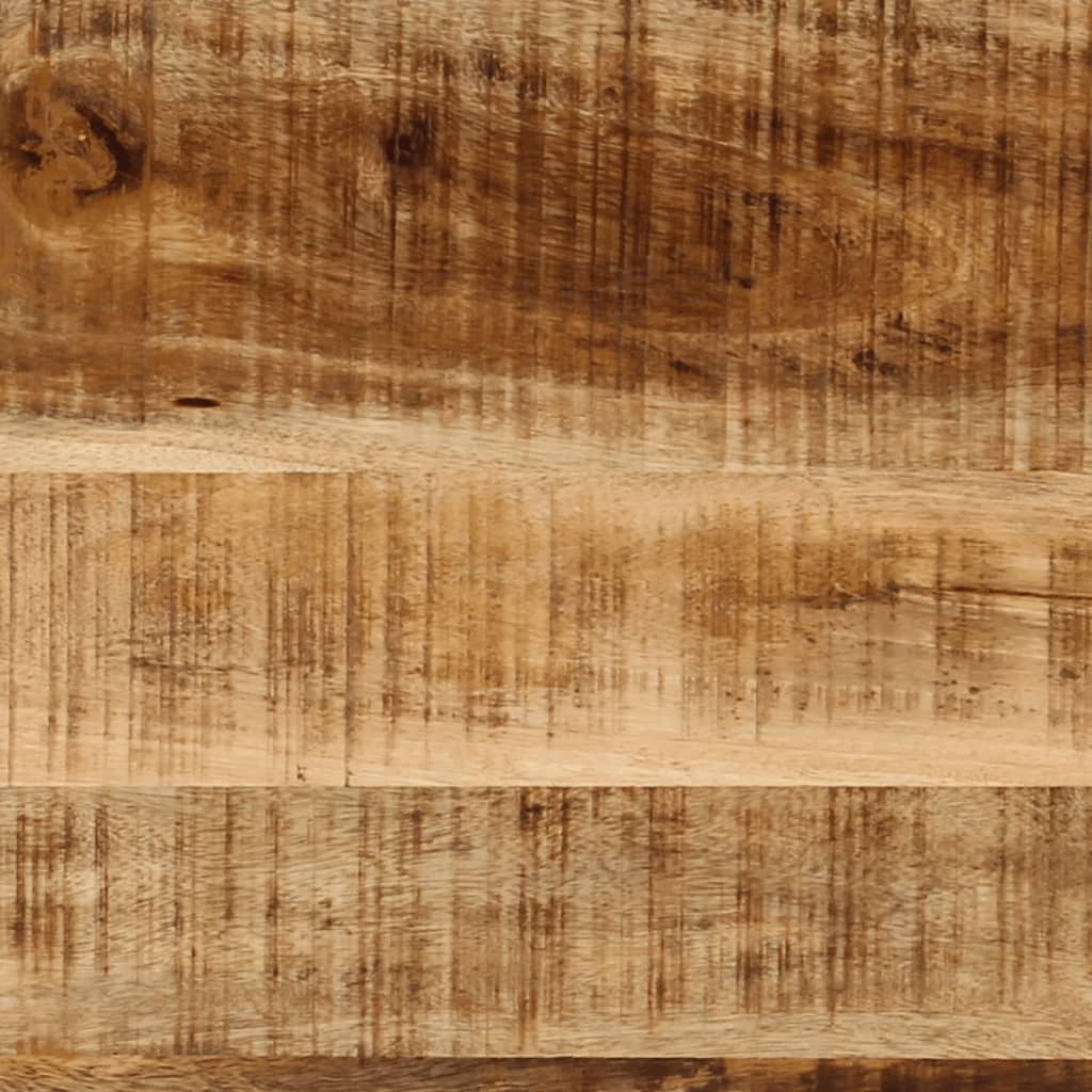 Table Console 112X36X76 Cm Bois Massif De Manguier Et Fer
