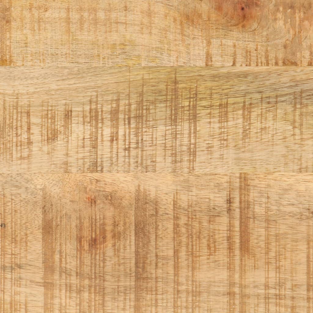 Armoire De Salle De Bain 40X27X90Cm Bois Massif Manguier Et Fer