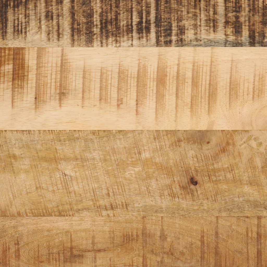 Armoire Lavabo De Salle De Bain Bois Massif De Manguier Et Fer