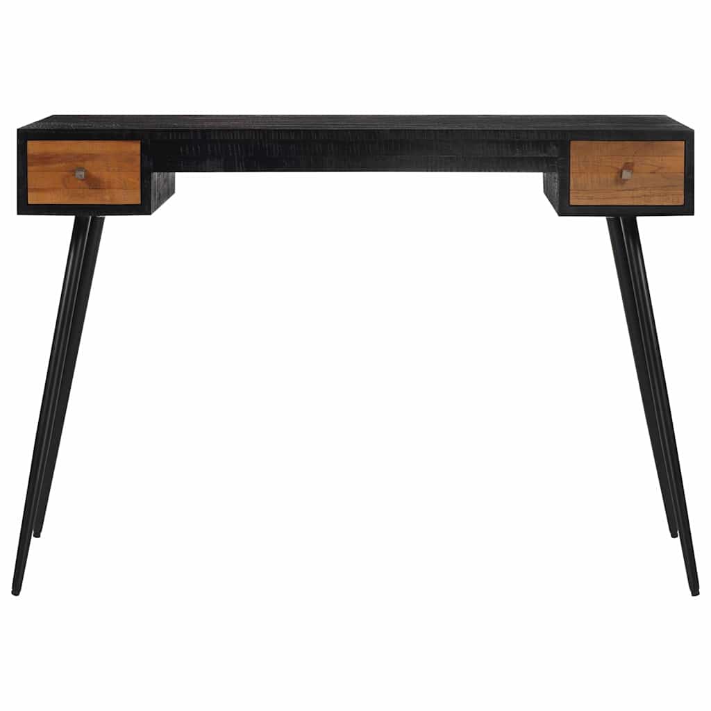 Bureau 117X56,5X75 Cm Teck Massif Récupéré