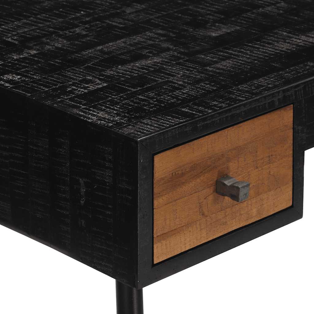 Bureau 117X56,5X75 Cm Teck Massif Récupéré