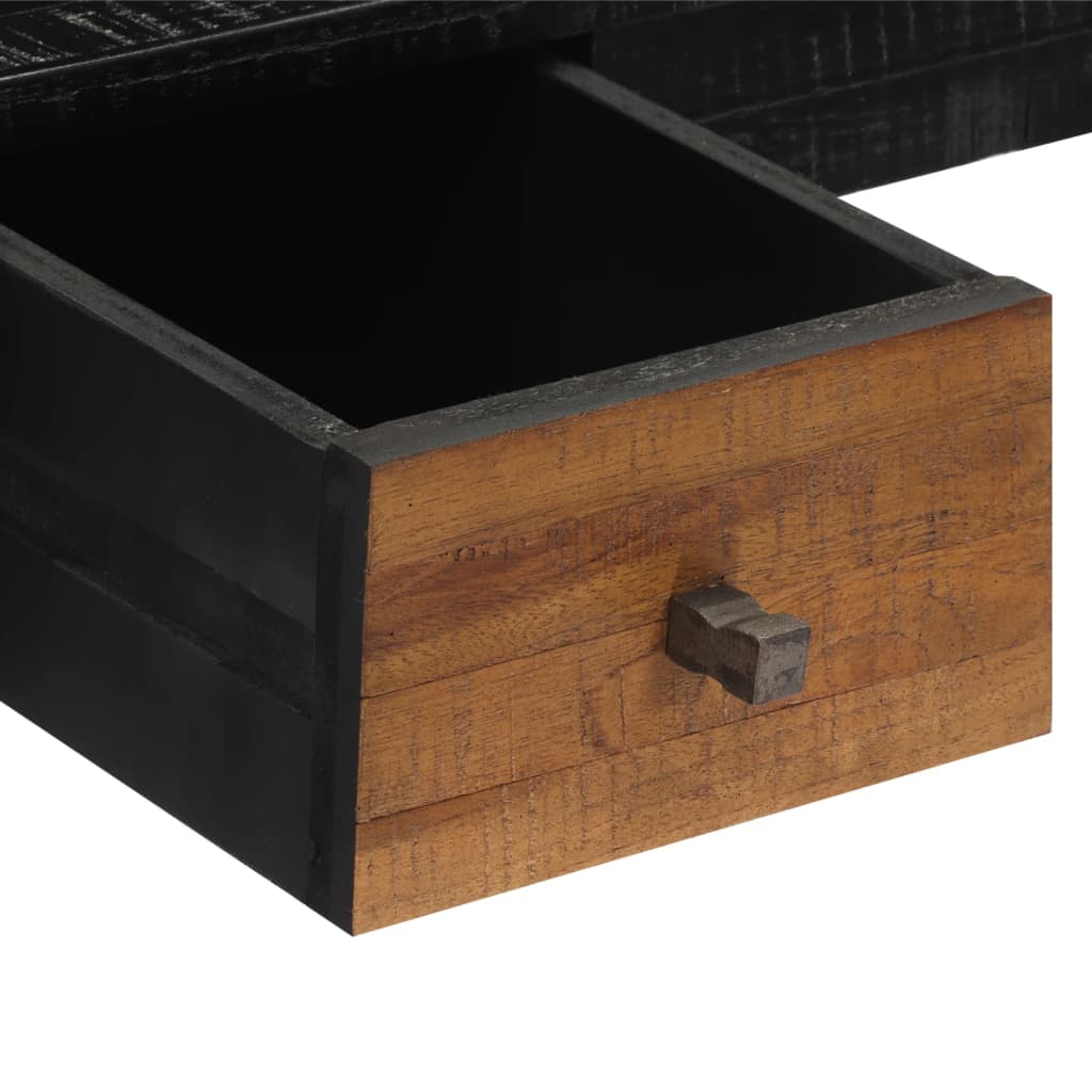 Bureau 117X56,5X75 Cm Teck Massif Récupéré