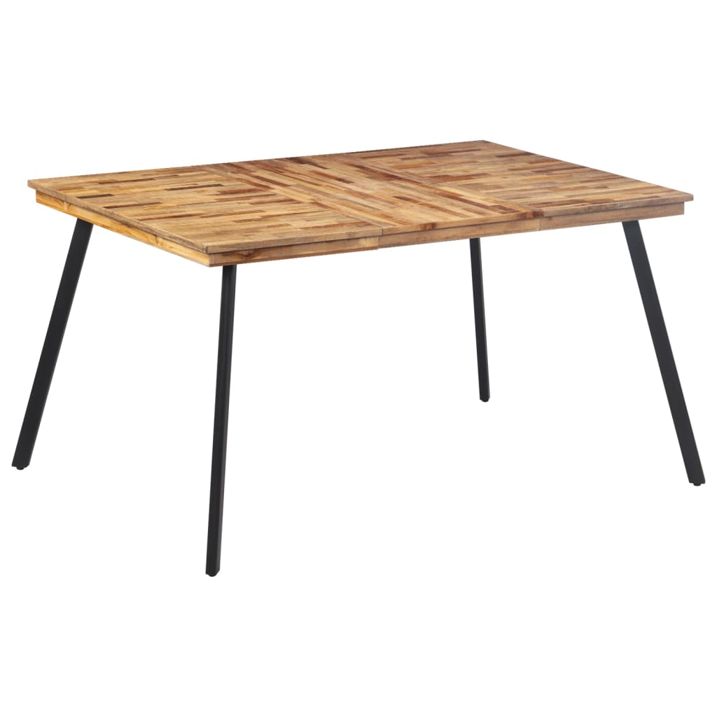 Table À Manger 148X97X76 Cm Bois Massif De Teck