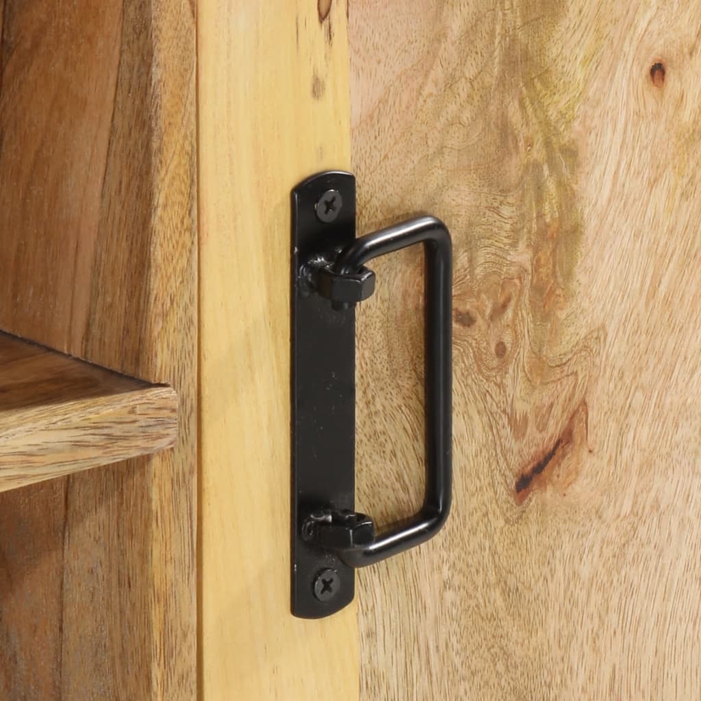 Meuble Tv 110X35X40 Cm Bois Massif De Manguier