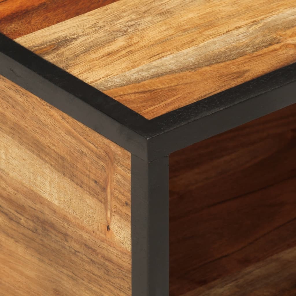 Table De Chevet Murale 35X35X20 Cm Bois Massif D'acacia