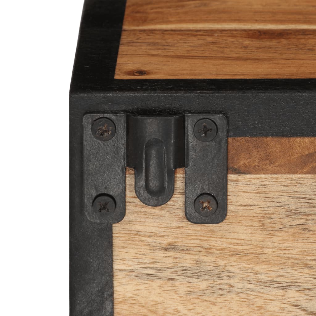 Table De Chevet Murale 35X35X20 Cm Bois Massif D'acacia