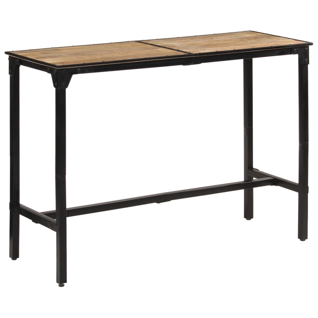 Table De Bar Bois De Manguier Massif Brut