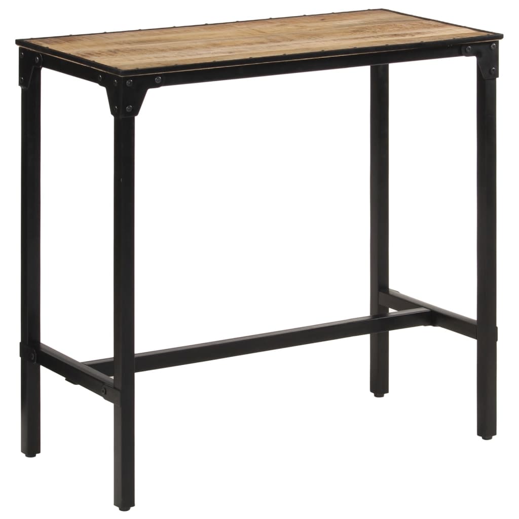Table De Bar Bois De Manguier Massif Brut