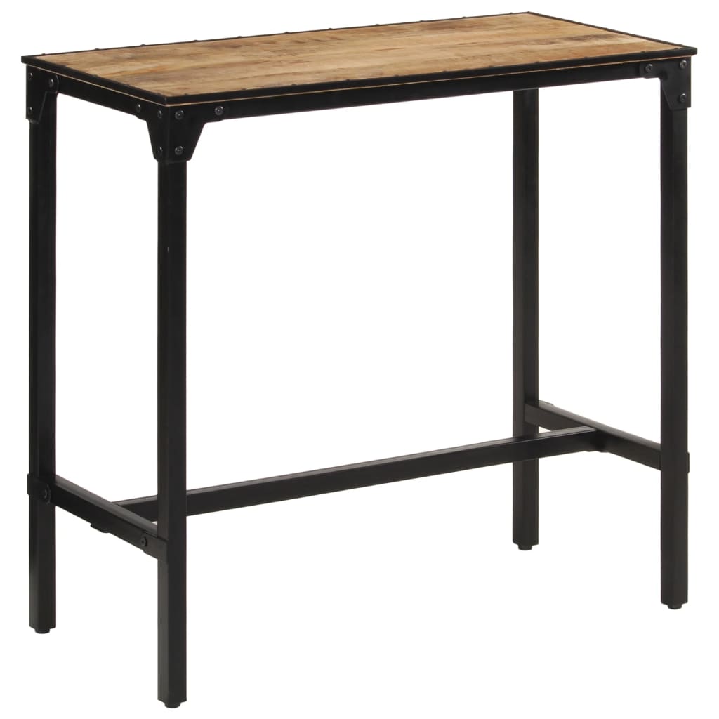 Table De Bar Bois De Manguier Massif Brut